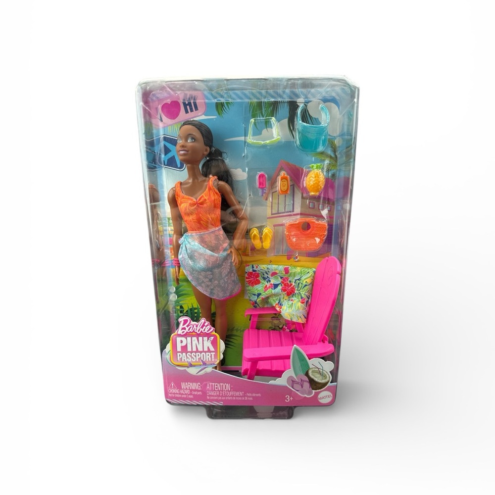 Out of Stock Limited Edition Barbie Pink Passport Doll with Accessories